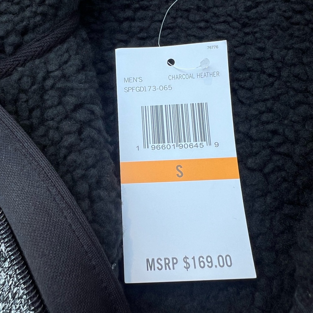 NEW Spyder Men’s Gray Lightweight fully lined Jacket. Chest pocket/side pockets. - Picture 5 of 10